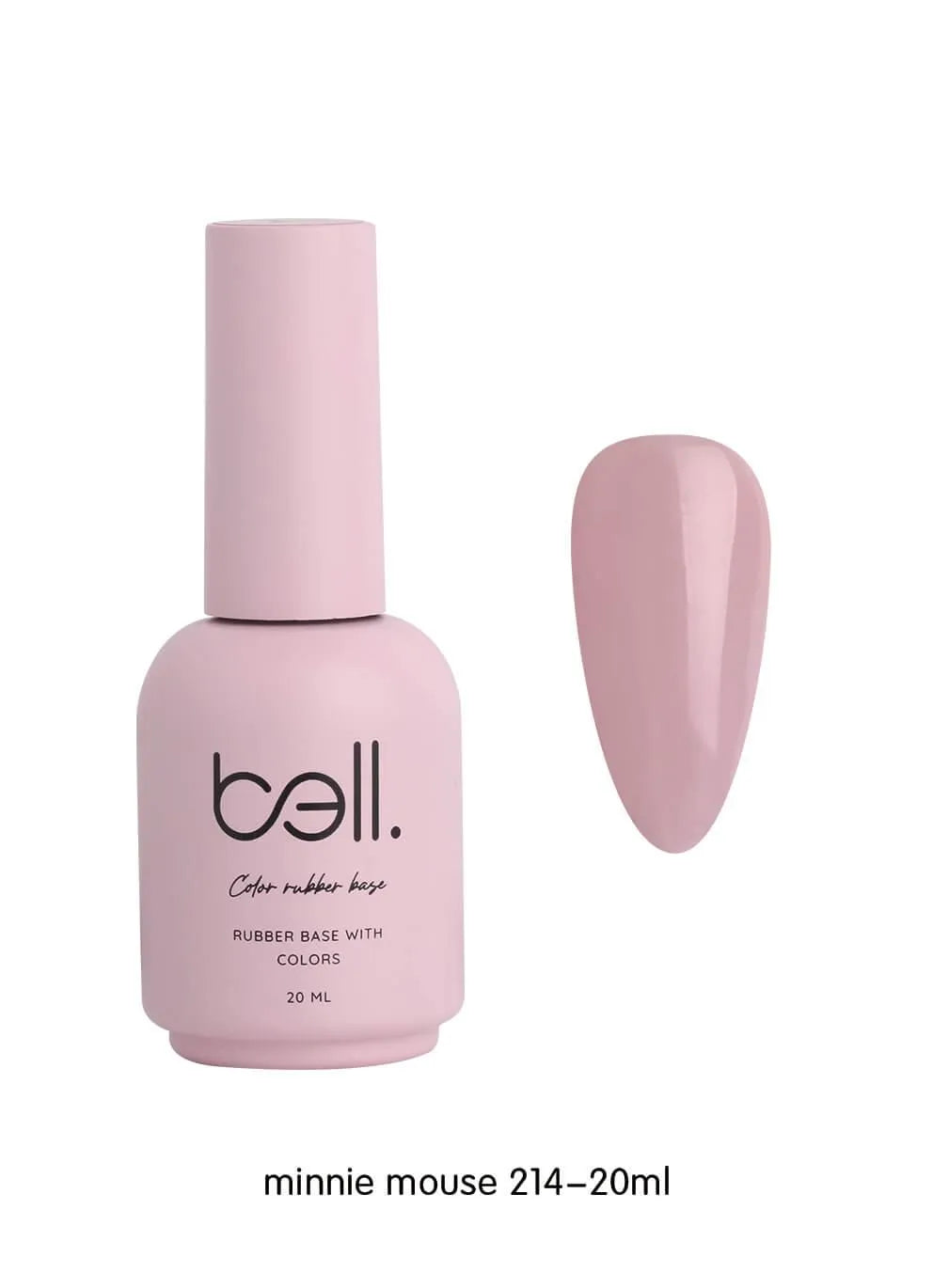 Bell nail polish base gel with color 214