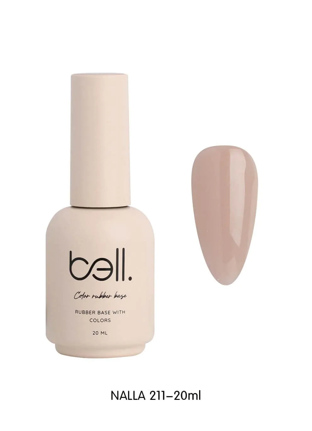 Bell nail polish base gel with color 211