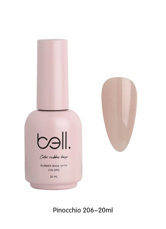 Bell nail polish base gel with color 206