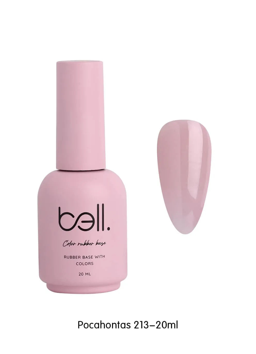 Bell nail polish base gel with color 213