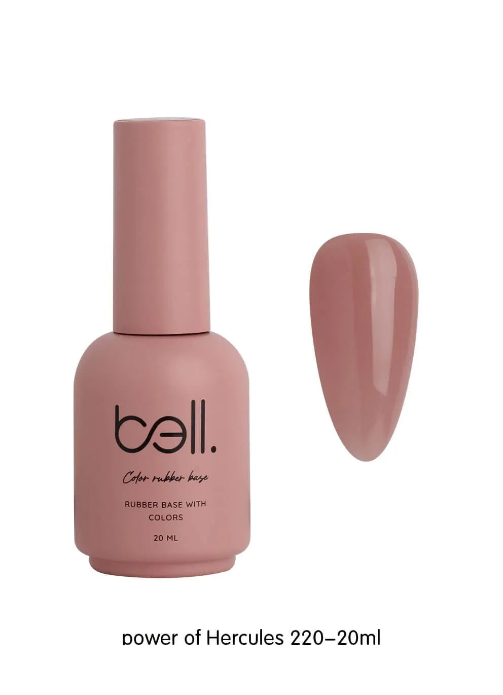 Bell nail polish base gel with color 220