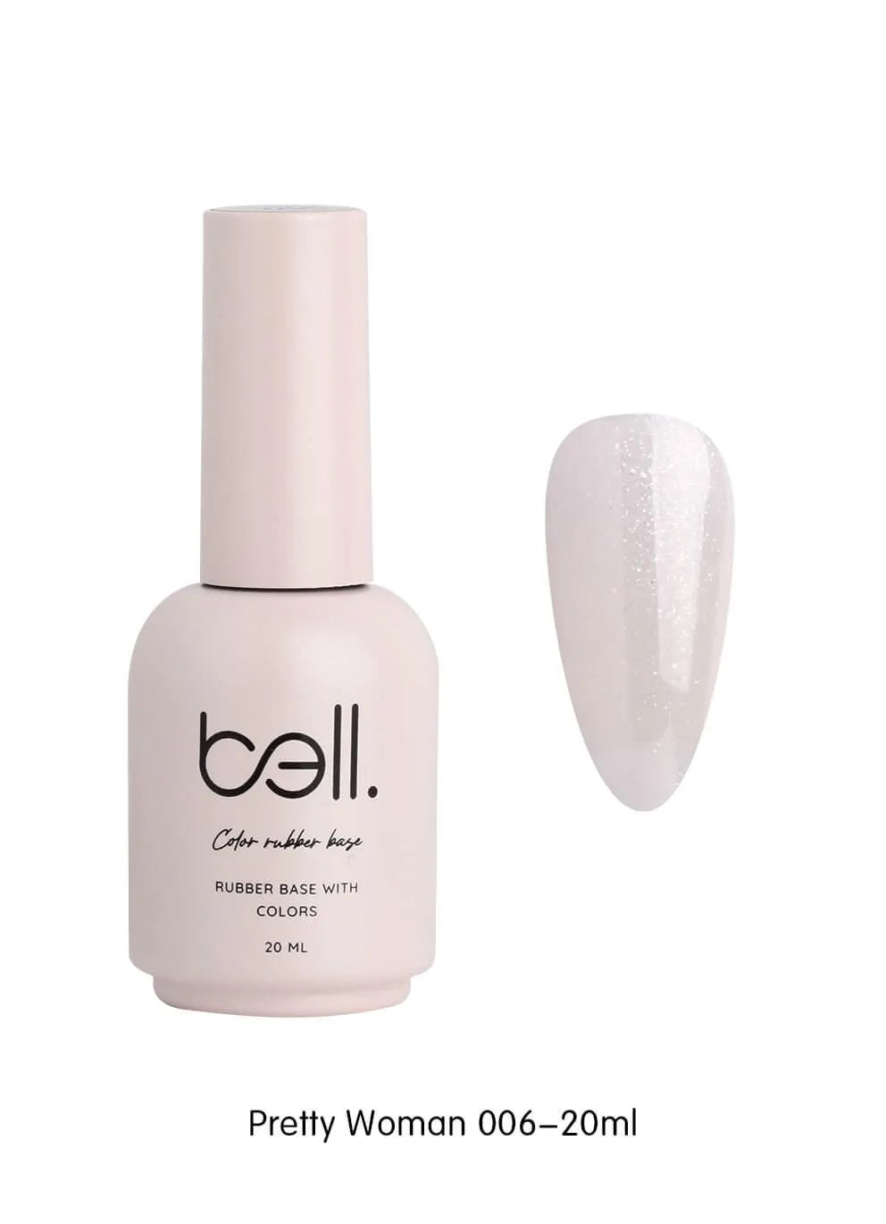 Bell nail polish base gel with color 006