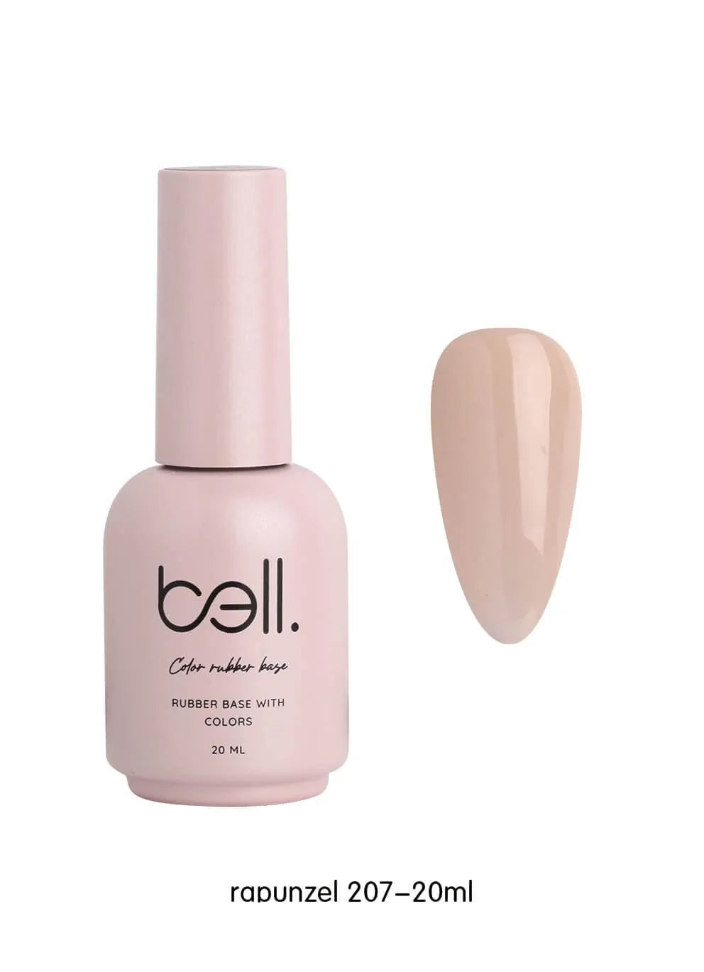 Bell nail polish base gel with color 207