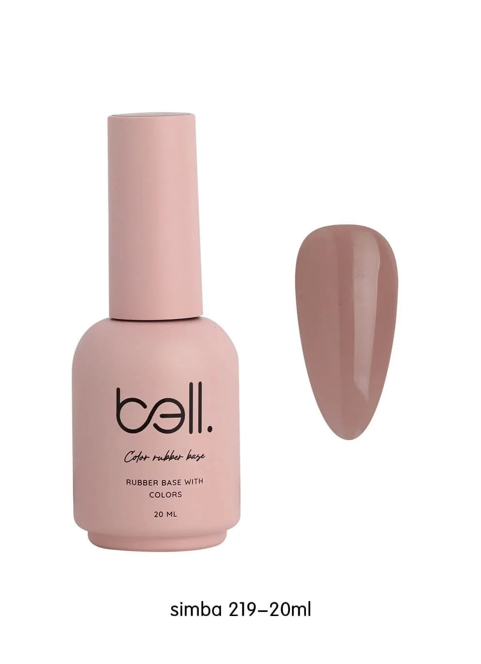 Bell nail polish base gel with color 219