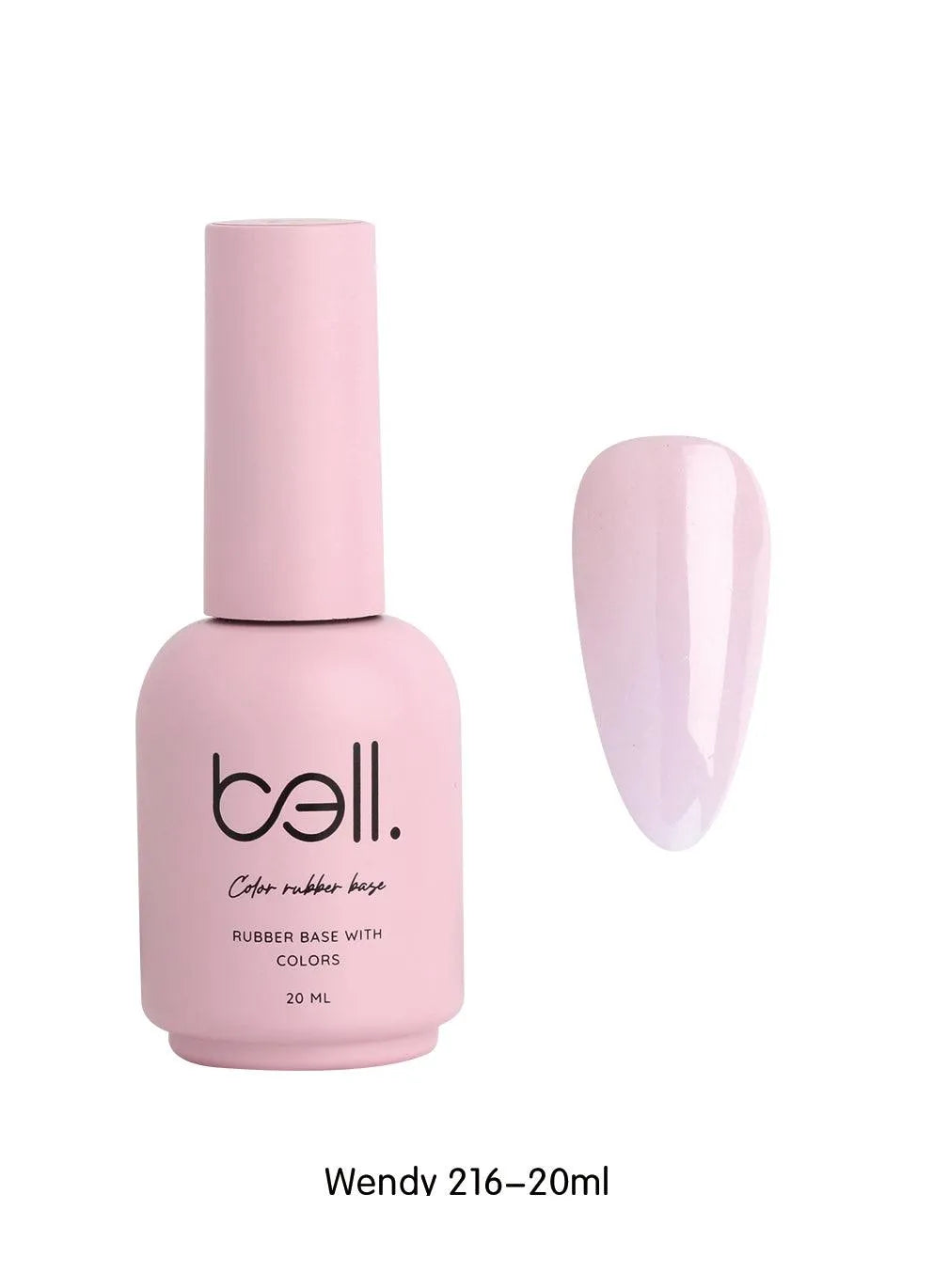 Bell nail polish base gel with color 216