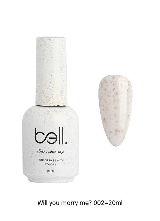 Bell nail polish base gel with color 002