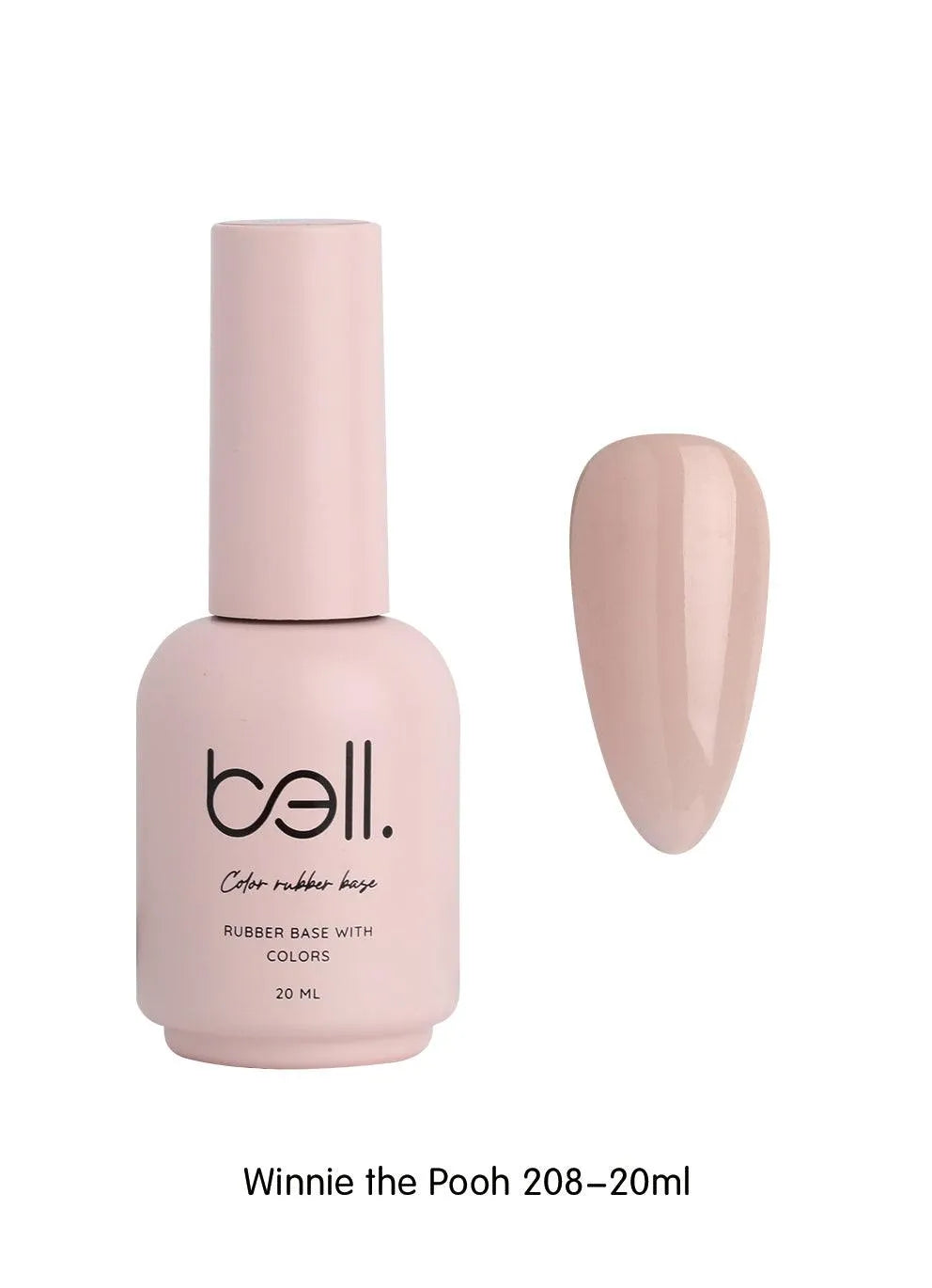 Bell nail polish base gel with color 208