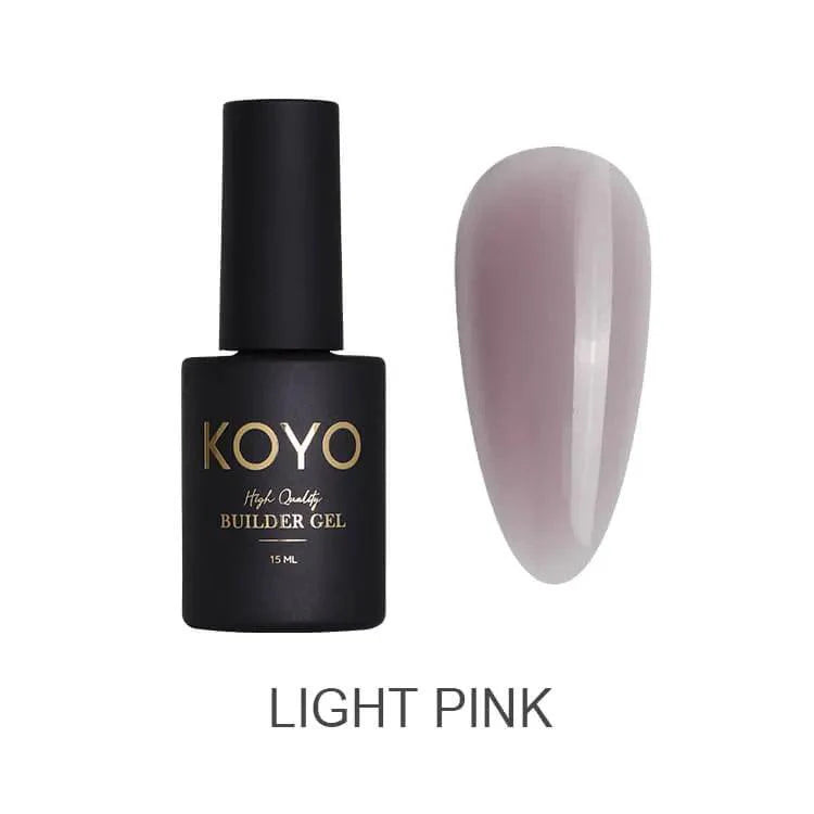 Koyo Builder Gel 15ml Light Pink