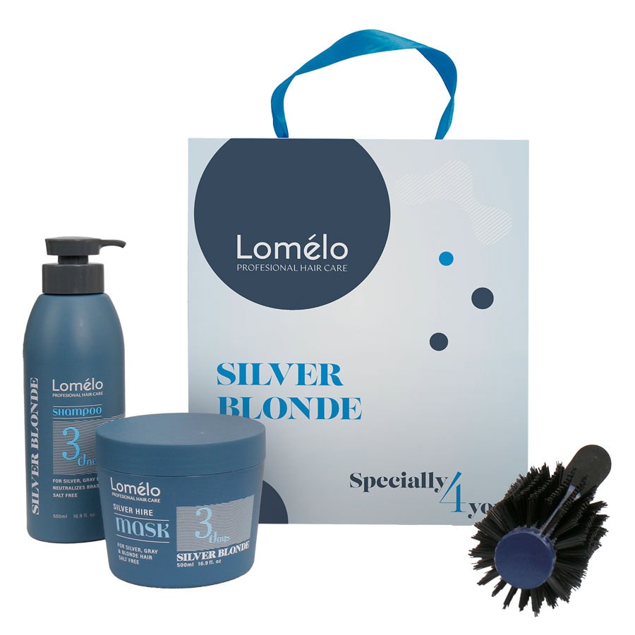 מארז סילבר לשיער כסוף ומובהר - Lomelo לומלו