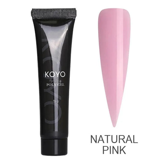 Koyo Polygel 15ml - Natural Pink