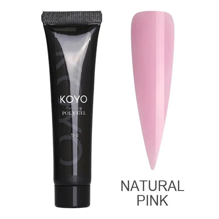קויו - KOYO פוליג'ל 15 מ"ל - Natural Pink