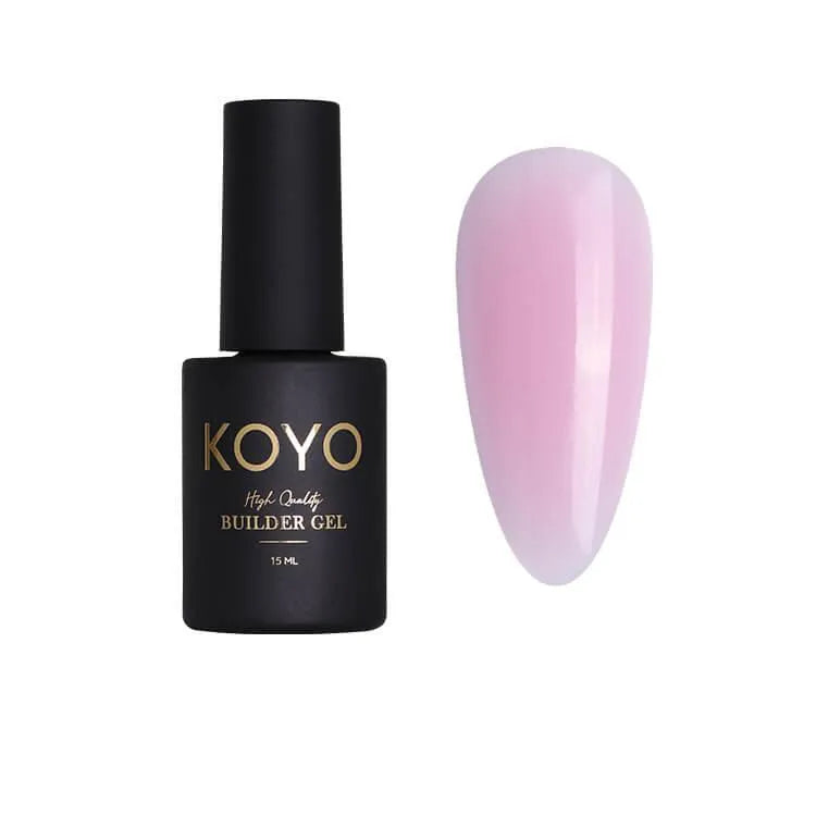 Koyo Builder Gel 15ml - Natural Pink