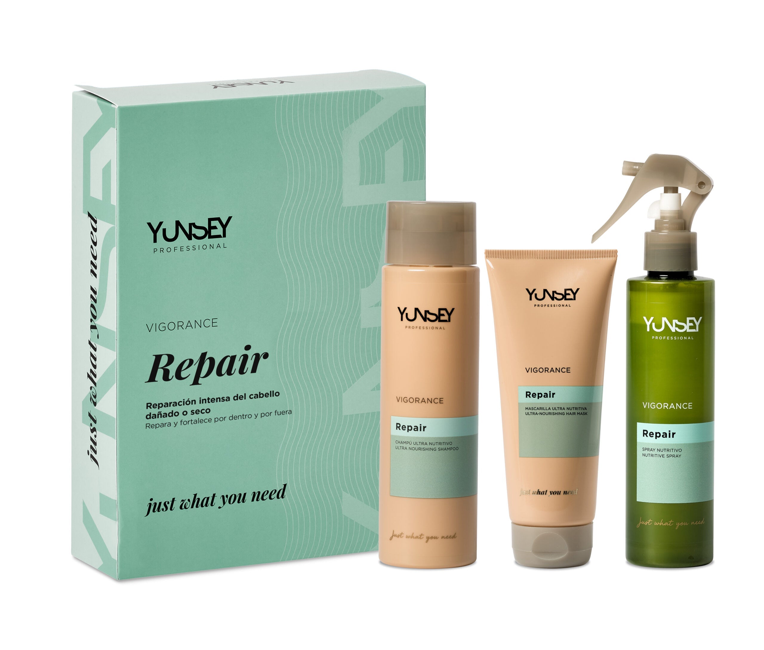 Yunsey - Набор для ухода за сухими и поврежденными волосами - Yunsey