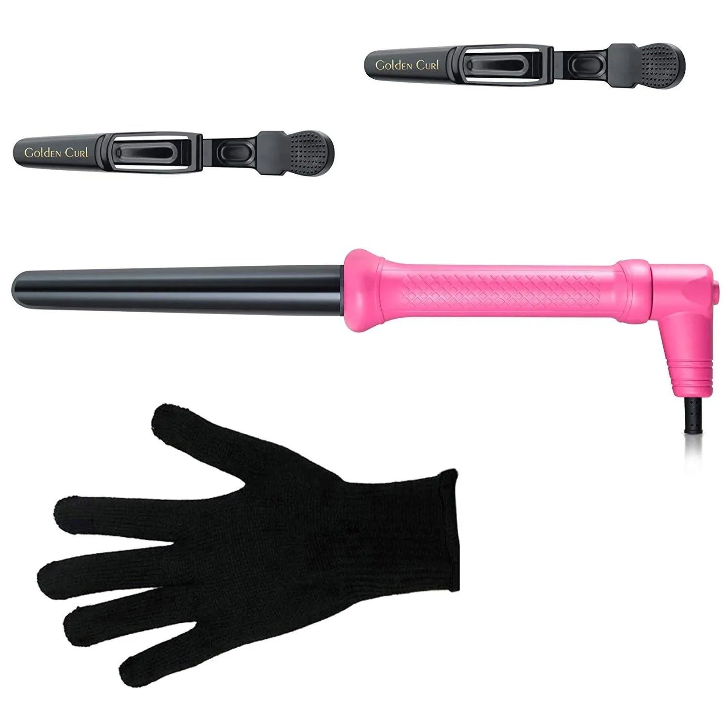 גולדן קארל מסלסל שיער ורוד לעיצוב תלתלים מושלמים 18-25 מ"מ - Golden Curl