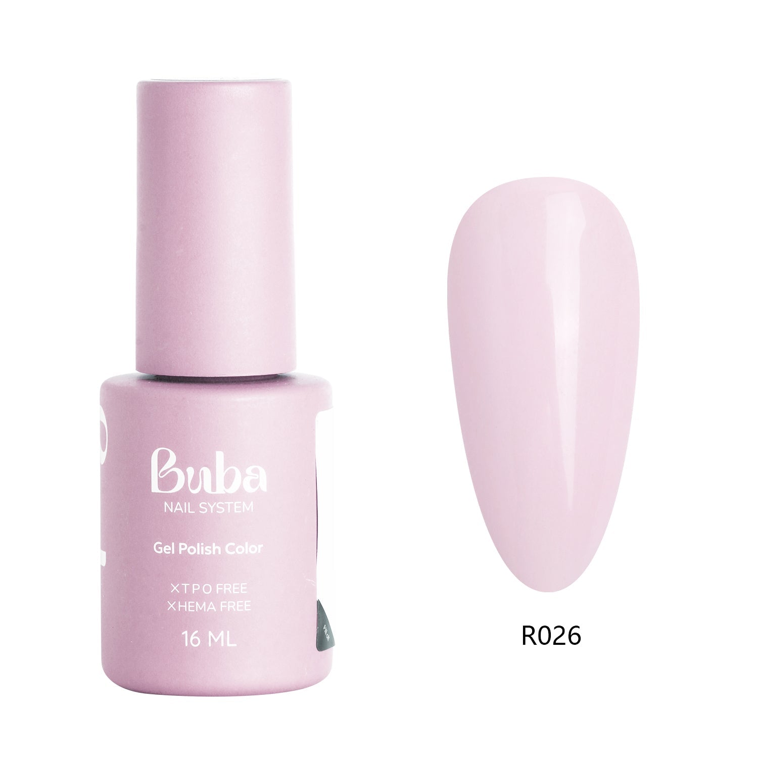 BUBA Rubber Base Gel Polish Color -R026 - BUBA
