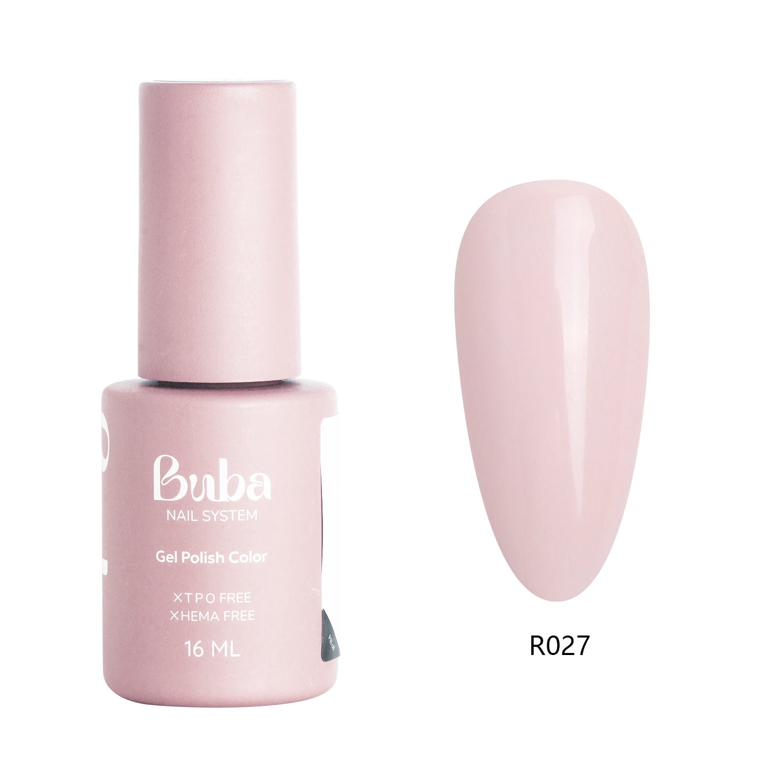 BUBA Rubber Base Gel Polish Color -R027 - BUBA