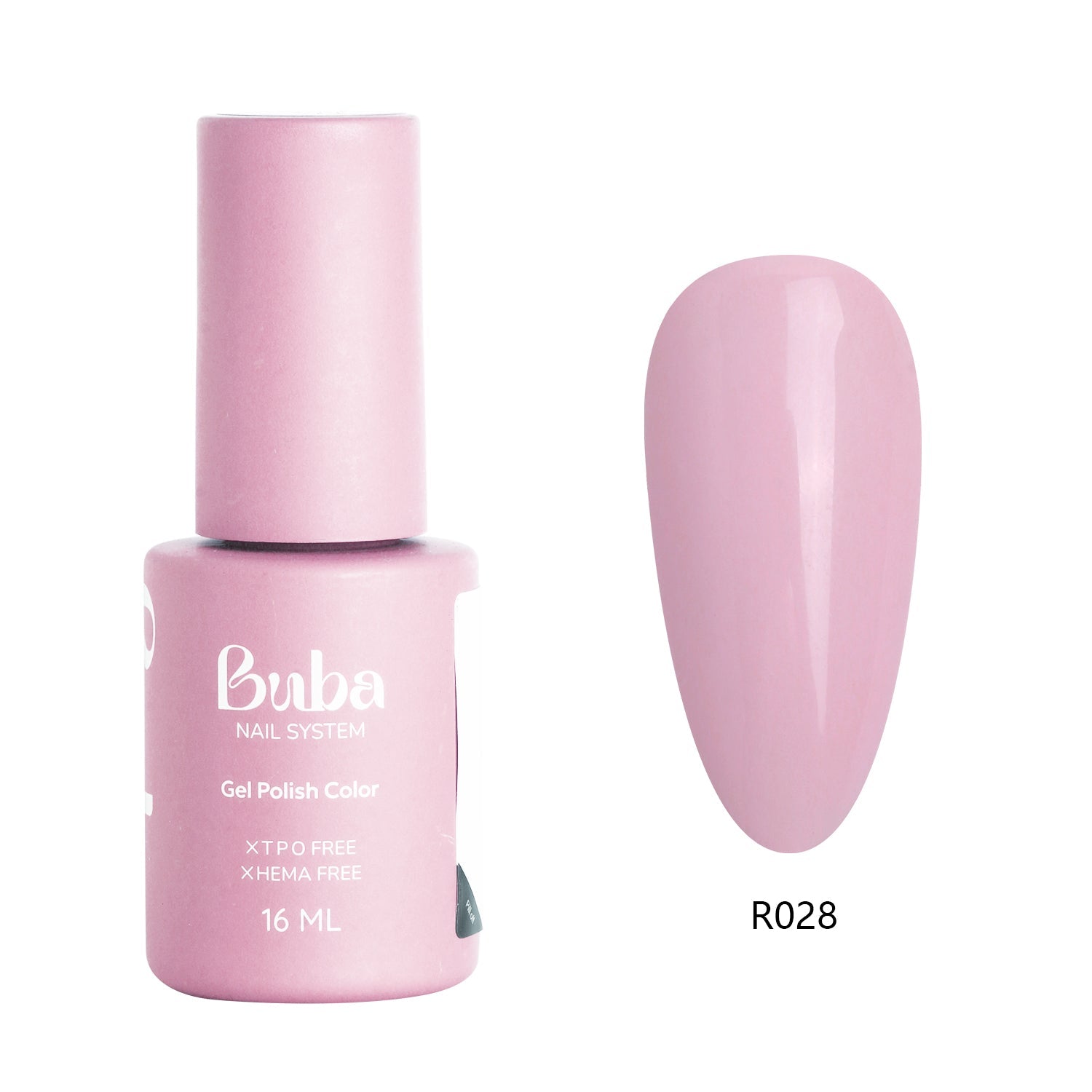 BUBA Rubber Base Gel Polish Color -R028 - BUBA