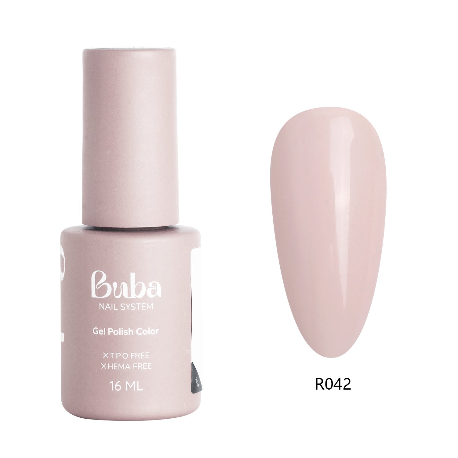 BUBA Rubber Base Gel Polish Color -R042 - BUBA