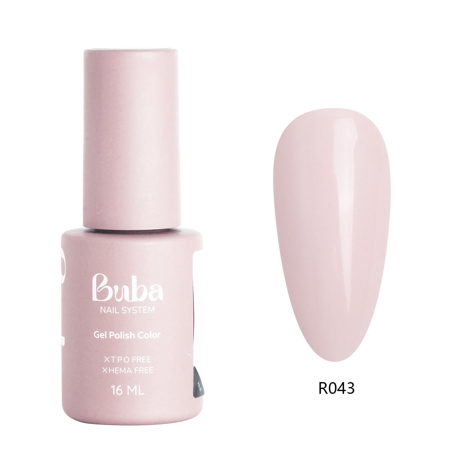 BUBA Rubber Base Gel Polish Color -R043 - BUBA