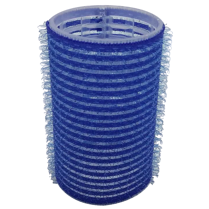 Бигуди на липучках, 38 штук, синие/средне-красные (10 шт.) - Yophilly