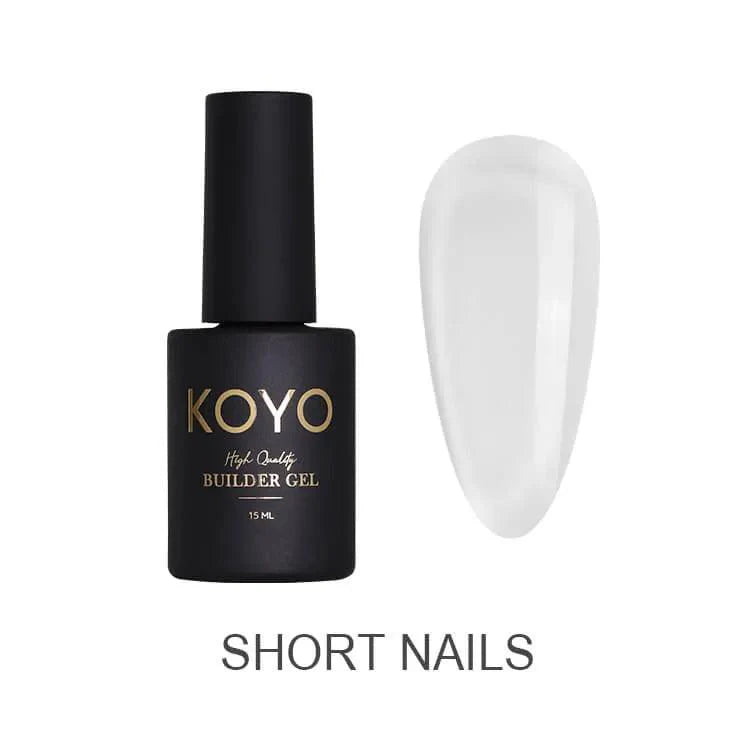 Koyo Builder Gel 15ml Short Nails