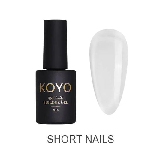 Koyo Builder Gel 15ml Short Nails