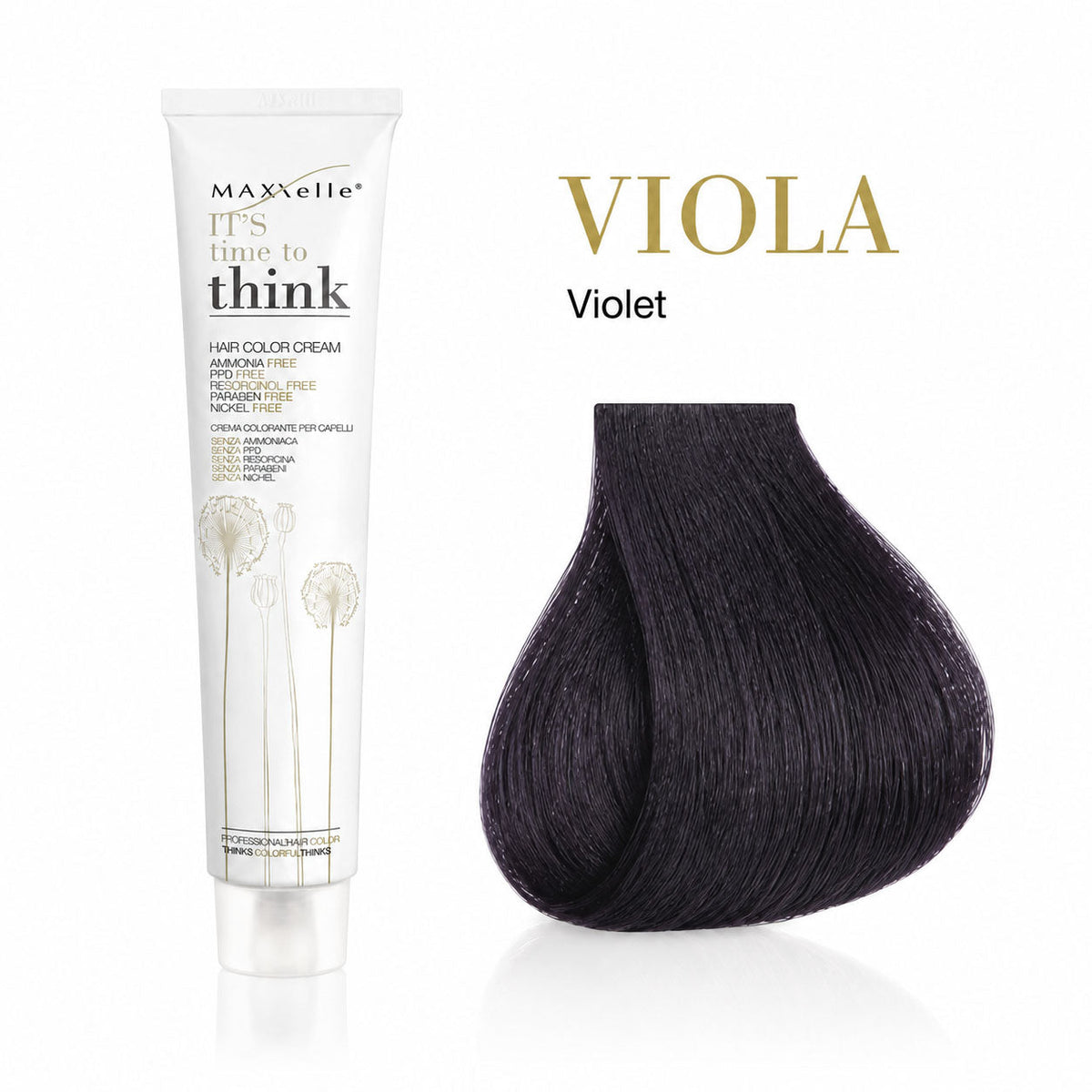 MAXXelle THINK VIOLA מחזק גוון סגול 100 מ״ל