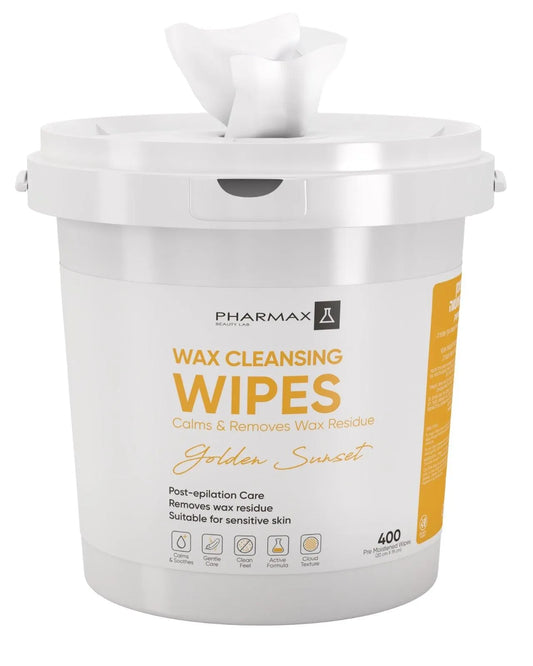 פארמקס מארז 400 יח’ – מגבוני שמן להסרת שעווה | בניחוח קיץ מתקתק