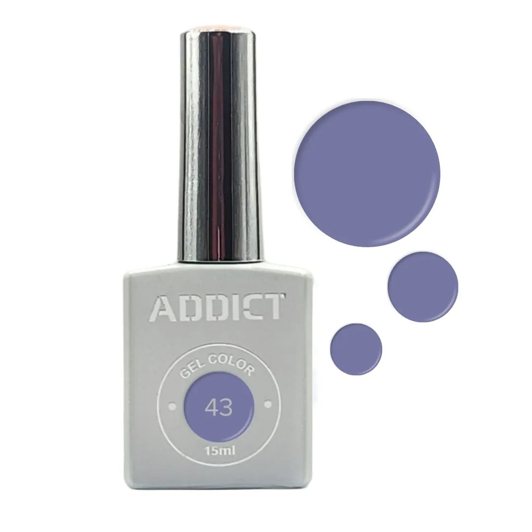 אדיקט לק ג'ל מספר - 43 15 מ"ל - Addict