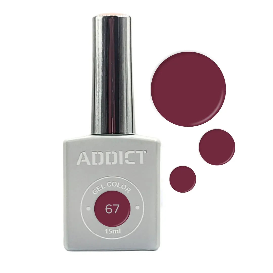 אדיקט לק ג'ל מספר - 67 15 מ"ל - Addict