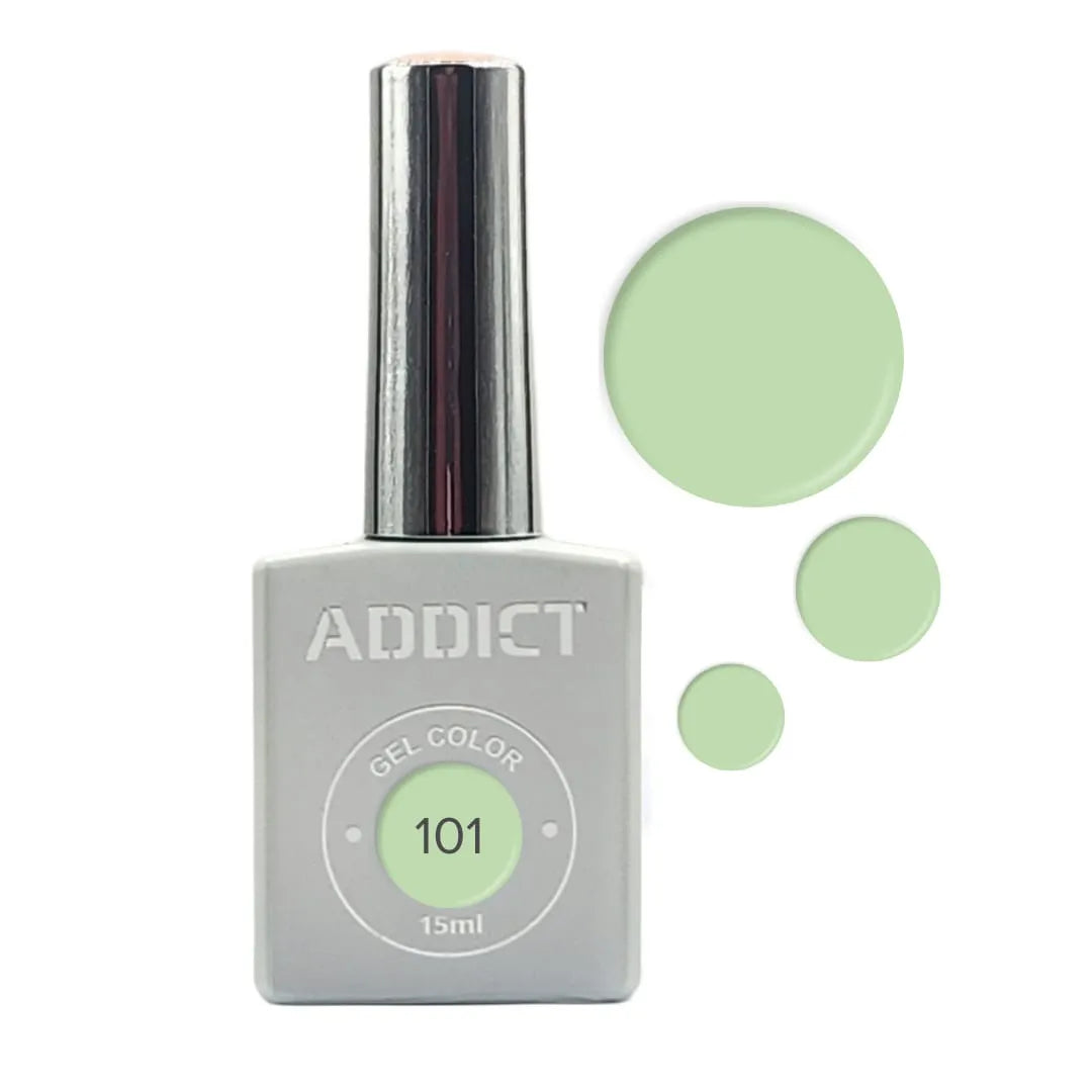 אדיקט לק ג'ל מספר - 101 15 מ"ל - Addict