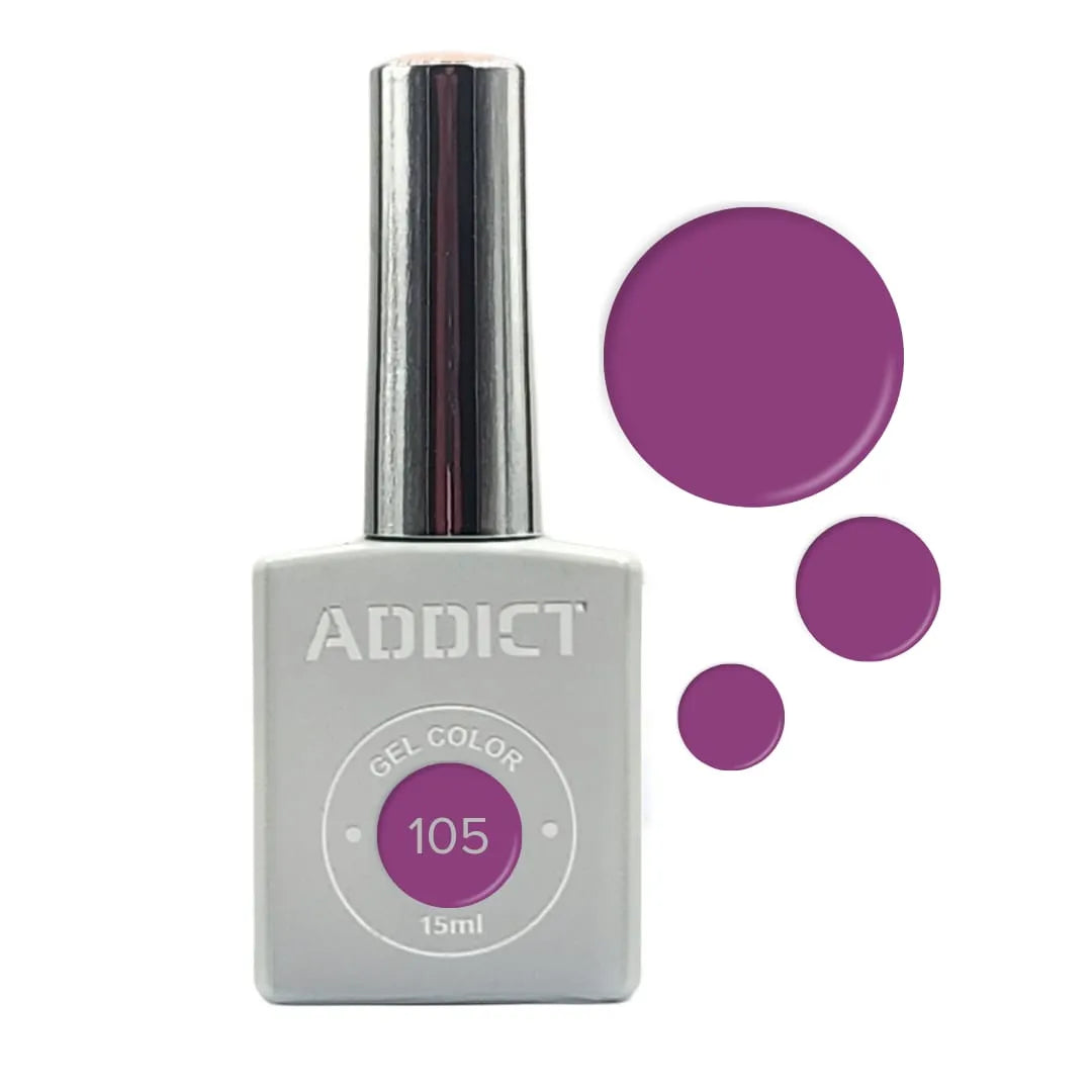 אדיקט לק ג'ל מספר - 105 15 מ"ל - Addict