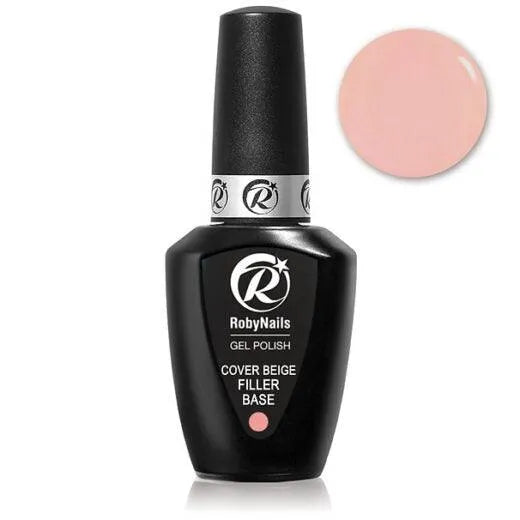 Robin Nails Rubber Base COVER BEIGE Hypoallergenic 8 ml
