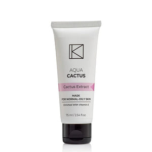 מסכת חימר Aqua Cactus לעור מעורב עד שמן 50 מ״ל | Dr Kadir – תמונה נוספת של אריזת המוצר