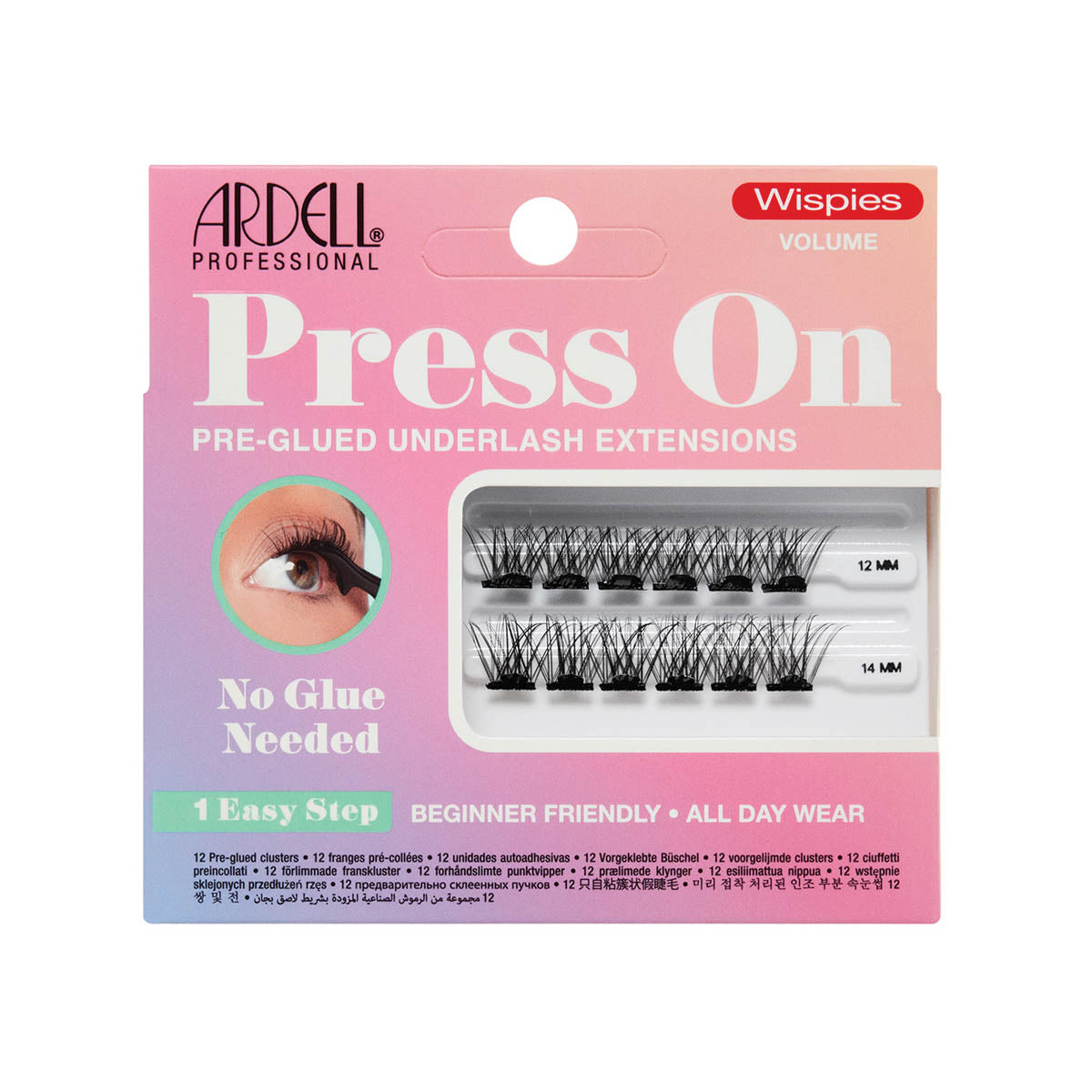 Ardell Press On Wispies Volume ארדל פרס און מיני ריסים 12 יח וייספיס ווליום מבית Ardell – תמונת מוצר