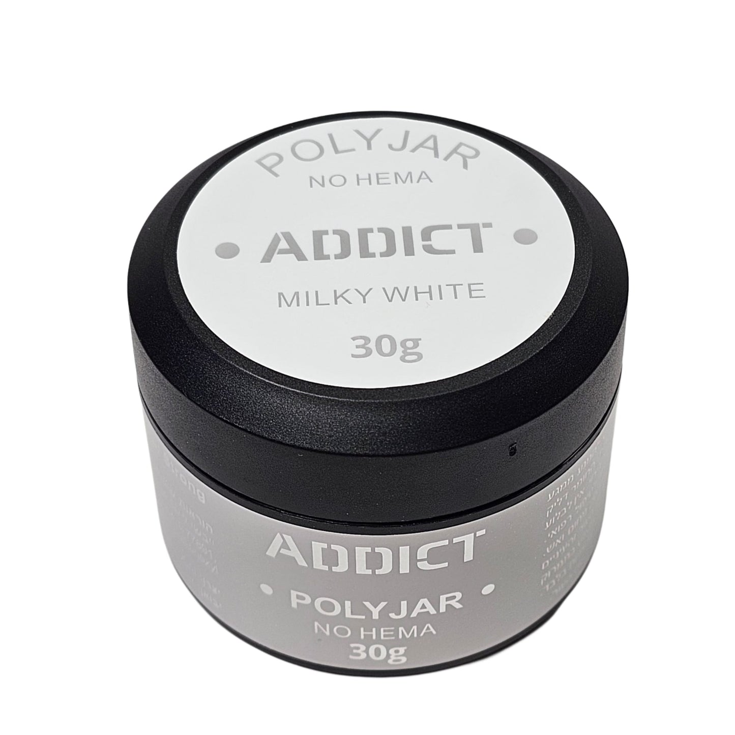אדיקט פוליג'ל MILKY WHITE 30 גרם - Addict