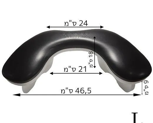 ג'לו כרית אורטופדית L - שחור