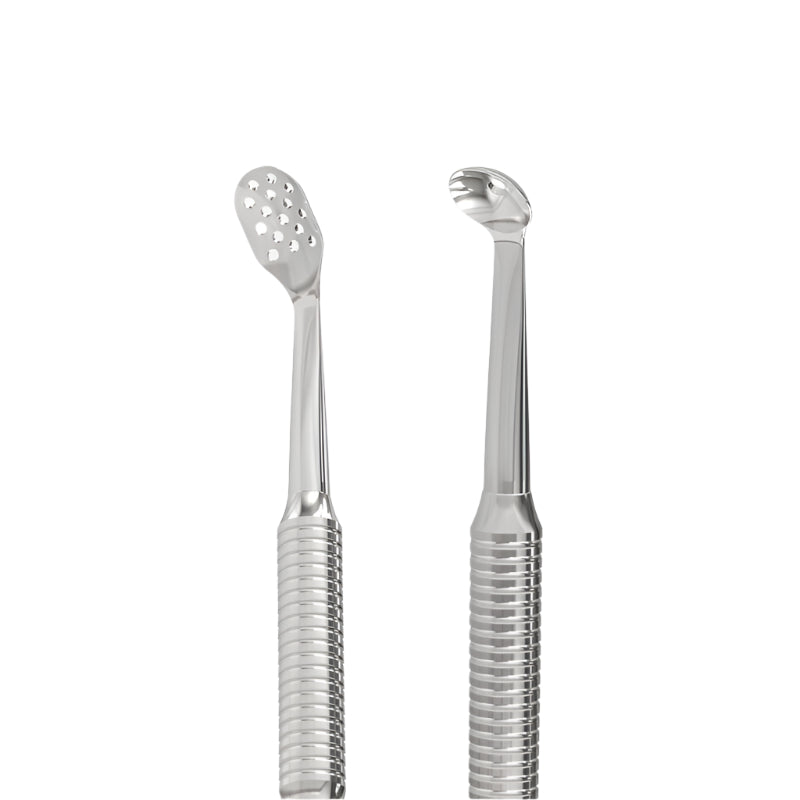 staleks Cosmetology double-ended spoon EXPERT 20 TYPE 1 (Uno and oval with 15 holes)