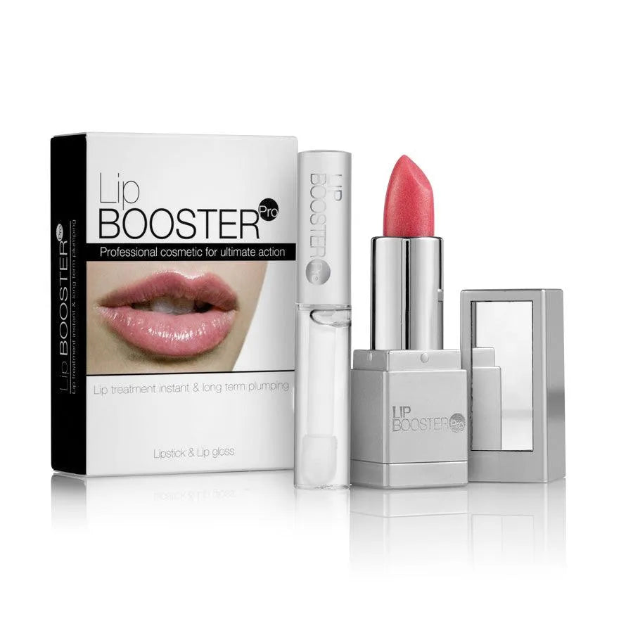 ליפ בוסטר מארז ליפסטיק + ליפגלוס לעיבוי השפתיים