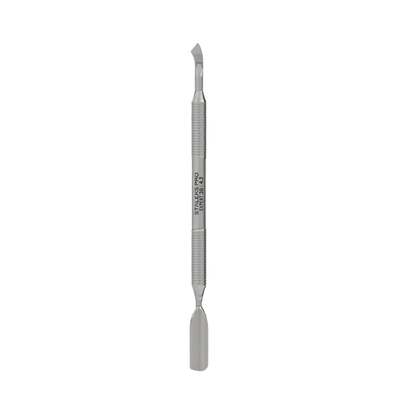 Staleks Manicure pusher EXPERT 30 TYPE 4.2 (rounded wide pusher and bent blade)