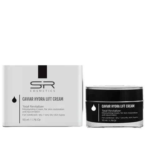 קרם Caviar Hydra Lift לחות ושיקום 50 מ״ל | SR Cosmetics – תמונת אריזת המוצר