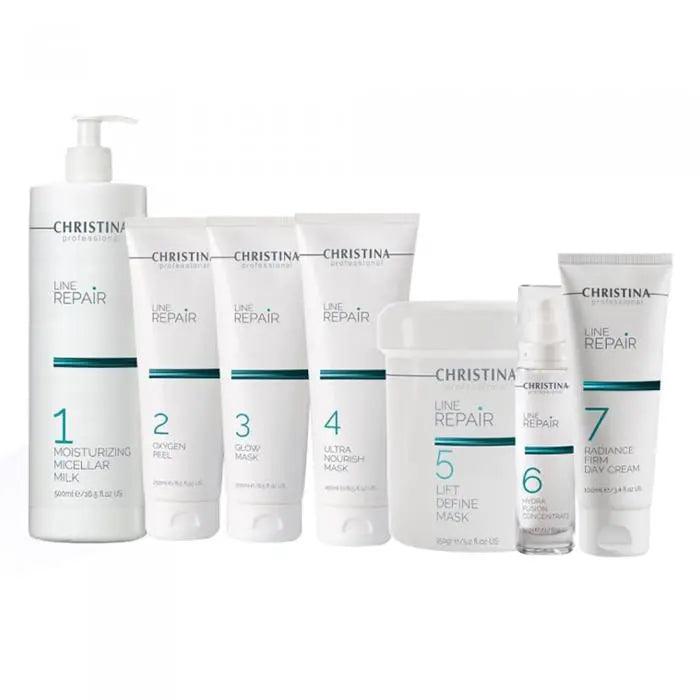 Christina 7 Products - Professional Salon Kit | Line Repair 1550ml - Yofeely Cosmetics