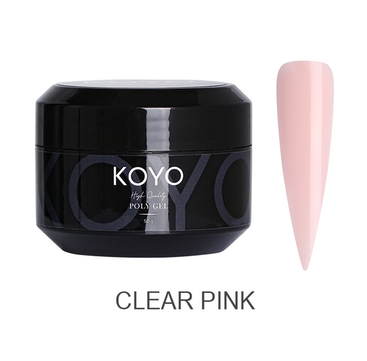 Koyo Polygel 50ml Clear Pink