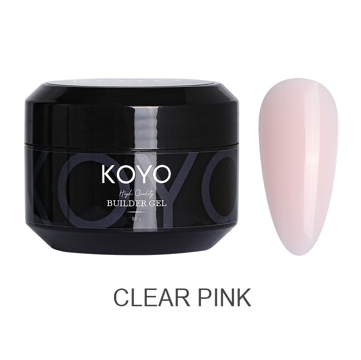 Koyo Builder Gel 50ml Clear Pink