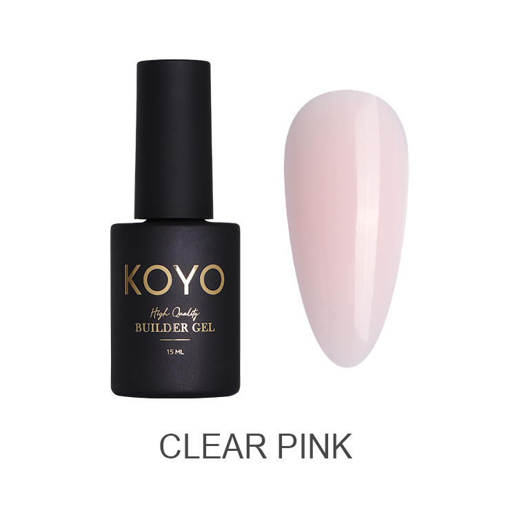 Koyo Builder Gel 15ml Clear Pink