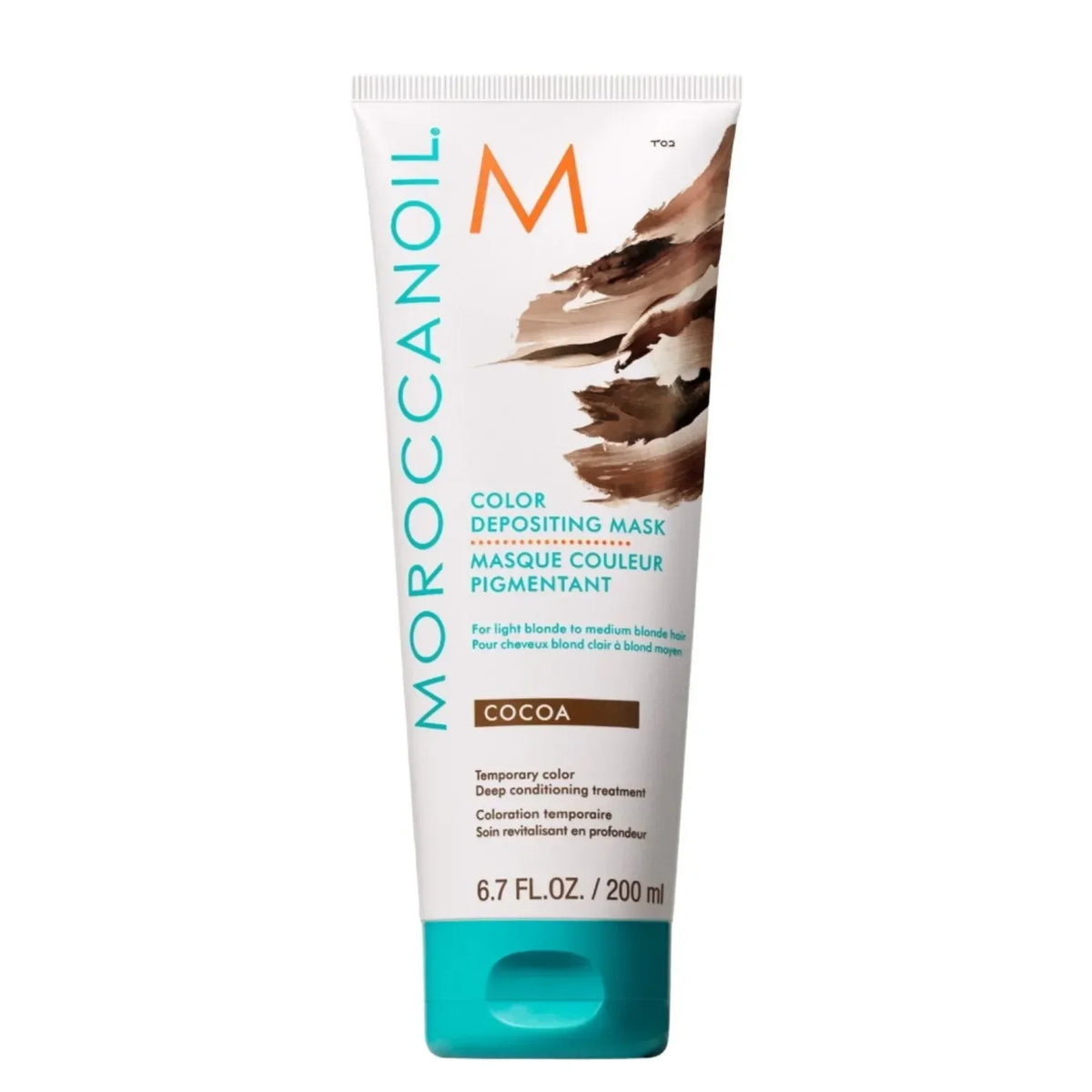 מסכת צבע זמני - קקאו (Cocoa) 200 מ״ל מבית Moroccanoil – תמונה 1