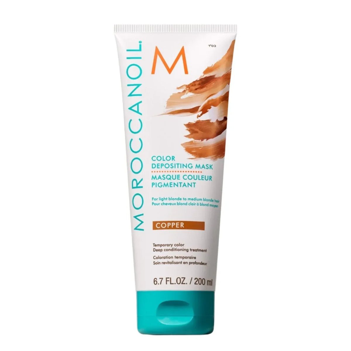מסכת צבע זמני נחושת (COPPER) 200 מ״ל מבית Moroccanoil – תמונה 1