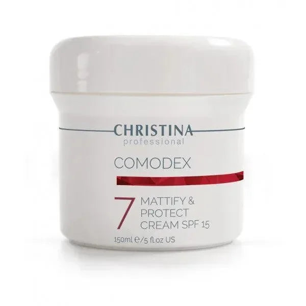 קרם יום מאט SPF 15 Comodex שלב 7 150 מ״ל | Christina – תמונת אריזת המוצר