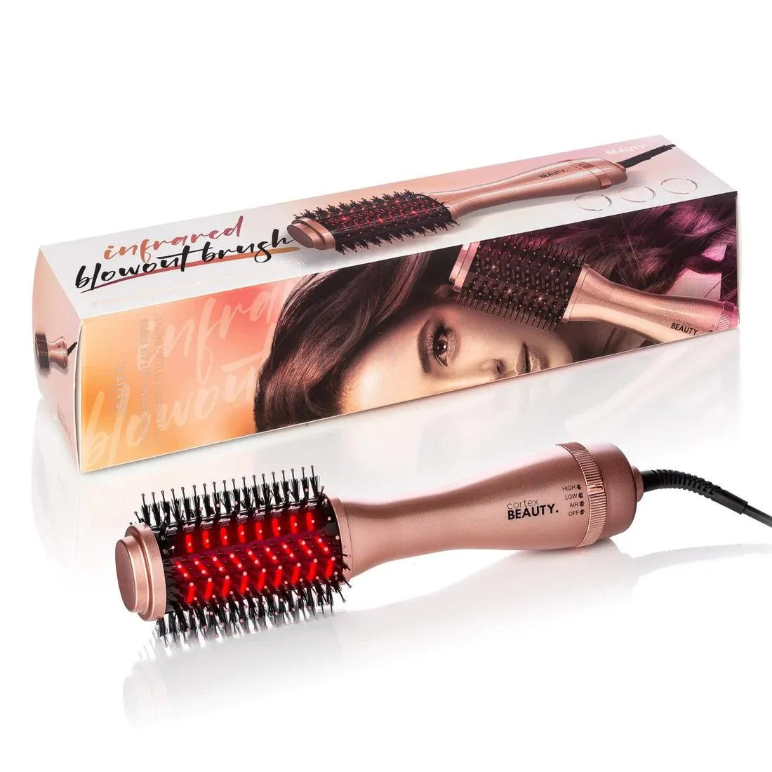 קורטקס Infrared Blowout Brush | 2" Professional Hot Brush- מברשת פן חשמלית עם אינפרא רד