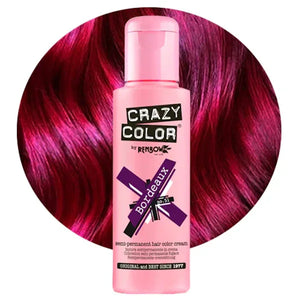 צבע שיער Crazy Color 100 מ״ל בגוון Bordeaux בורדו